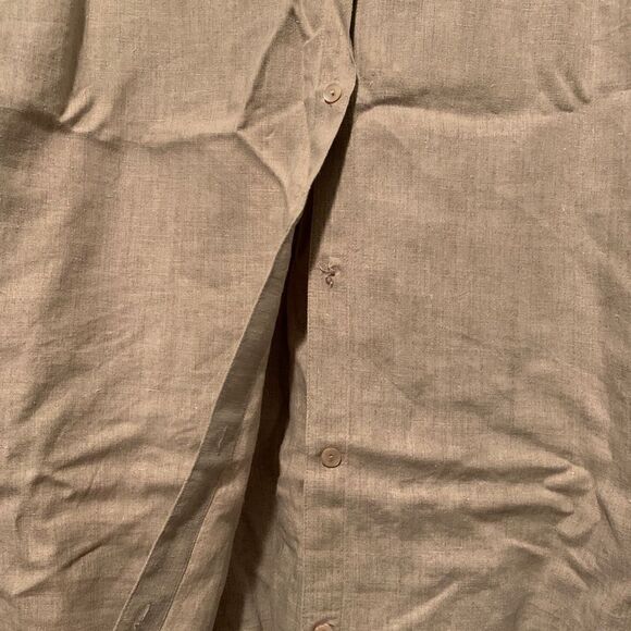 Charter Club Women’s 2X Linen Button Down Shirt - Picture 10 of 11